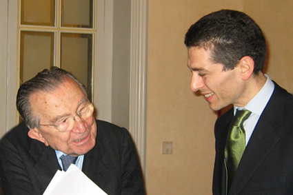 Michele De Gasperis con Giulio Andreotti